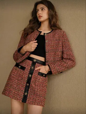 해외 수입 새상품급 새상품 트위드 셋업 ZARA 계통