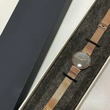노드그린 Native 북유럽 디자인 여성용 손목시계 로즈 골드