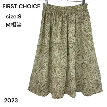 FIRST CHOICE KOBE 스커트 롱 9 허리밴딩 스타일리시