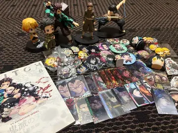 귀멸의 칼날 이득 묶음 판매 세트 키링 봉제 인형 카드류