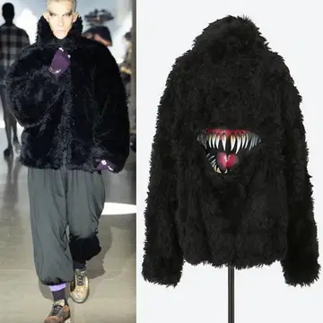 Doublet 25AW 퍼 자켓 몬스터 더블렛