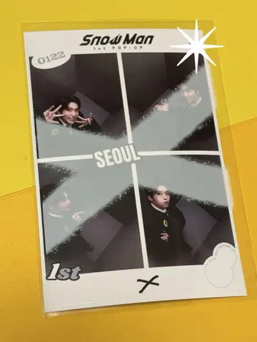 Snow Man 1st POP-UP seoul 메구로 렌 즉석 사진