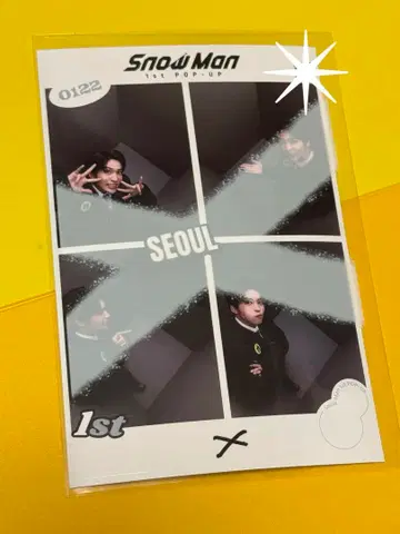 Snow Man 1st POP-UP seoul 메구로 렌 즉석 사진