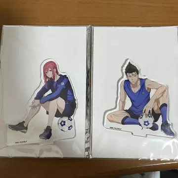 블루 록 아크릴 스탠드 치기리 바롱