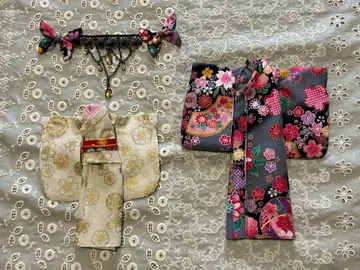wooriPullip 사이즈 기모노 & 겉옷 & 헤어 액세서리