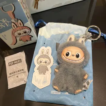 POP MART 러브브 PIN FOR LOVE [ W ] 그레이 정품