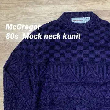 [ McGregor ] 구제 모크넥 니트 80s 사이즈 L