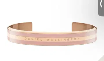 DANIEL WELLINGTON 에나멜 팔찌 더스티 로즈 골드