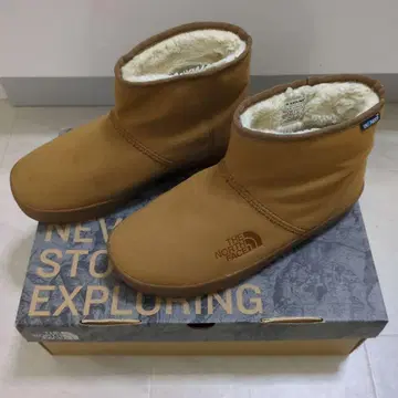 24.0 THE NORTH FACE 무스탕 숏부츠 브라운