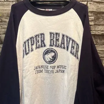 SUPER BEAVER 래글런 T셔츠 L 사이즈