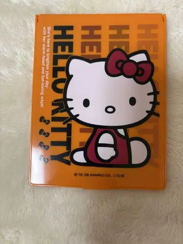 헬로키티 거울 오렌지