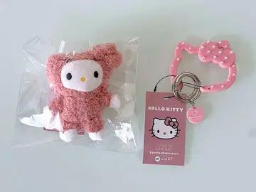 로리즈팜 키티 토이 키링 퀼팅 카라비너 세트
