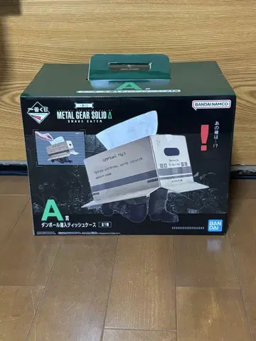 제일복권 메탈기어 A상 종이상자 잠입 티슈 케이스