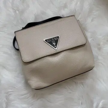 GUESS 숄더백 베이지 블랙