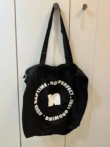 미사용 nissy naptime 니시지마 타카히로 에코백 블랙