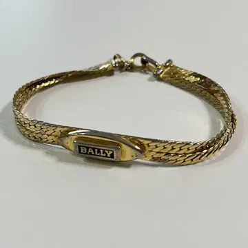 [레어] BALLY 골드 메쉬 팔찌 발리 골드 금