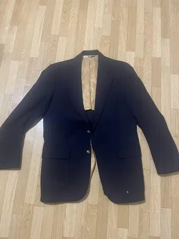 LACOSTE EZOD 네이비 테일러드 자켓
