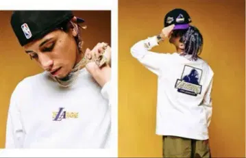 XLARGE 로스앤젤레스 레이커스 콜라보 롱 T