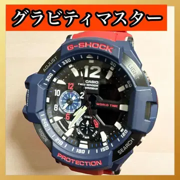 [ 한정품 ] G-SHOCK 그래비티마스터 GA-1100 네이비 레드