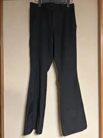 HARE 블랙 플레어 팬츠