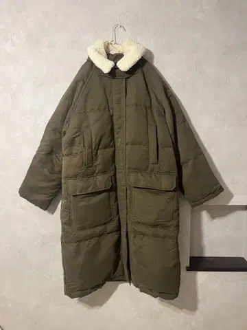 Lavish Gate 라비쉬게이트 보아 옷깃 롱 다운 코트