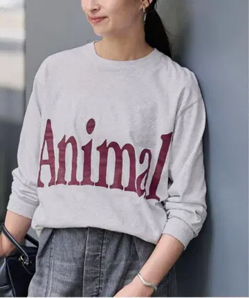 FRAMeWORK STUDIO WEAREALLANIMALS 별주 롱T