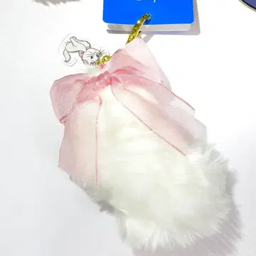 마리 캣 꼬리 키링 리본