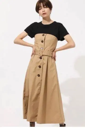 AZUL BY MOUSSY 트렌치 베어 원피스 M 사이즈