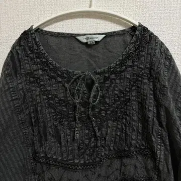 새상품 모아올레 티셔츠 LL INDIA COTTON 블랙 면100%