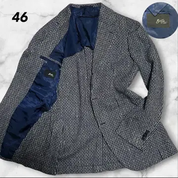 [ 새상품급 ] 브리라펠 일구스토 테일러드 자켓 3자혼 실크 46 M