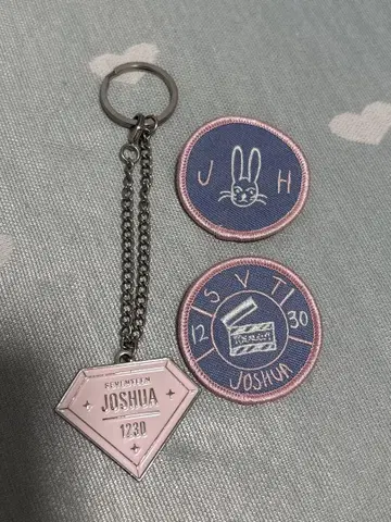 SEVENTEEN 조슈아 와펜 배지 키링