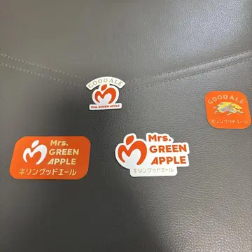Mrs. GREEN APPLE 스티커 세트