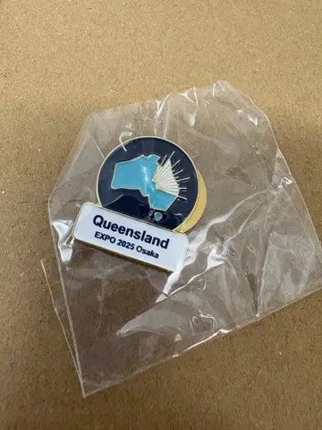 오사카 만박 Queensland EXPO 2025 핀 배지