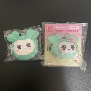 TWICE GIGO 미나 미니브리 헤어핀 실리콘 미니 지갑