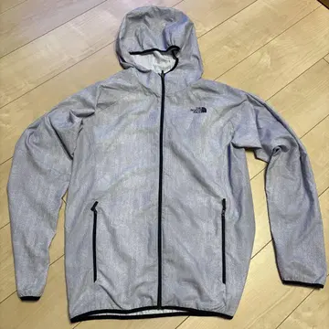 The North Face 그레이 후드 부착 자켓