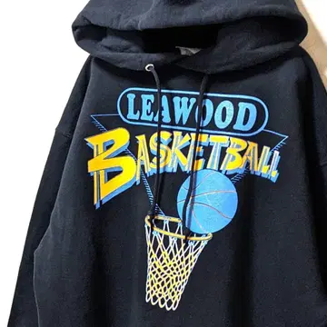 저지스 리 우드 농구 후드 맨투맨 블랙 블랙 구제 의류