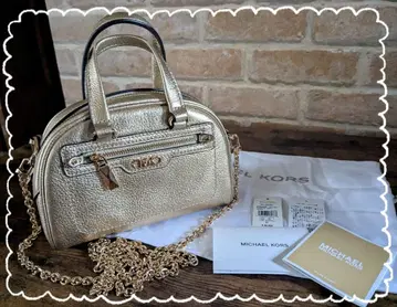 MICHAEL KORS 마이클코어스 체인 숄더백 골드