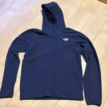 THE NORTH FACE 에이펙스 소프트 쉘 후드티 L 네이비