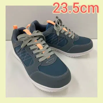 23.5cm 새상품 여성용 경량 컬러슈즈 화려한 스니커즈 그레이