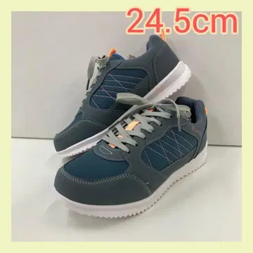 24.5cm 새상품 여성용 경량 컬러 슈즈 화려한 스니커즈 그레이