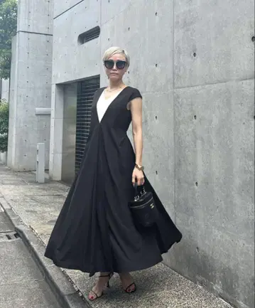 JENNE 2WAY 레이어드 플레어 원피스