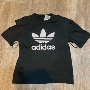 adidas 블랙 슬리브리스 T셔츠 M