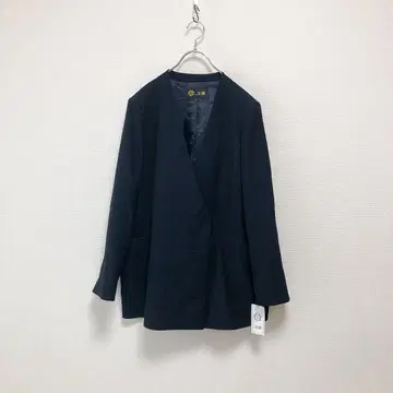 하자품 미사용 택 포함 도쿄 소와르 빅 사이즈 자켓 17호 네이비