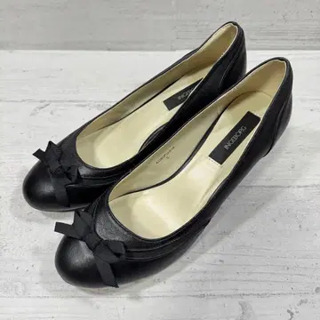 귀여운 INGEBORG 잉게보그 리본 포함 펌프스 23cm 블랙