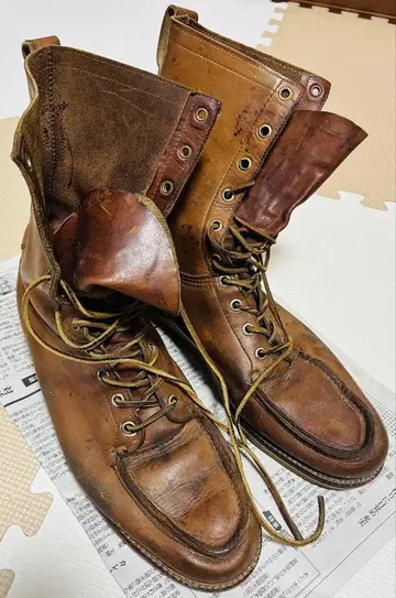 chippewa 오리지널 부츠 빈티지 70s 로거