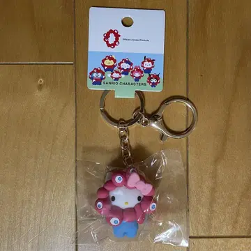 새상품 산리오 미야쿠미야쿠 변신 입체 마스코트 컬러 키링 헬로키티