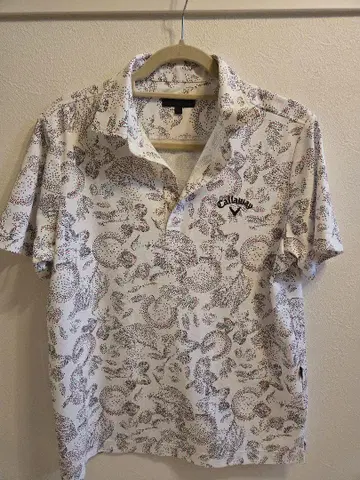 Callaway 패턴 무늬 셔츠 화이트