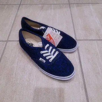 새상품 미사용 VANS 스니커즈 신발 트위드 블루 24cm