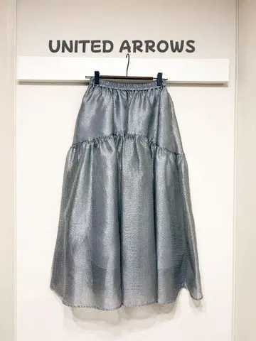 UNITED ARROWS 샤인 자카드 스커트