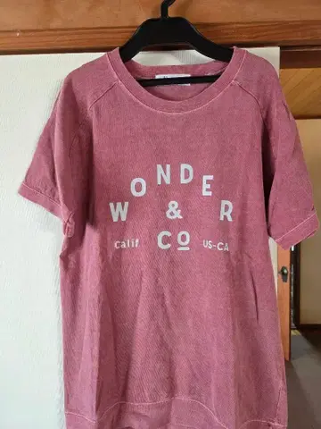 WONDER & CO 핑크 셔츠